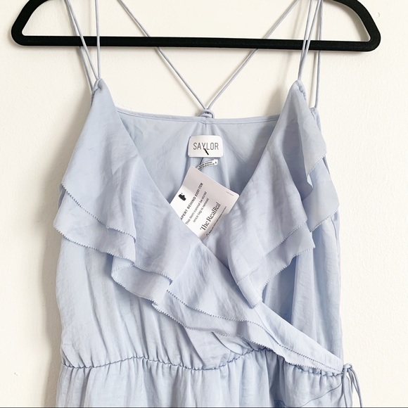 SAYLOR V-Neck Ruffled Romper Size M - Picture 7 of 14